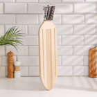 Доска разделочная для рыбы с зажимом, 55х15,2х1,6см, нержавеющая сталь, дерево - фото 24717209