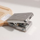 Доска разделочная для рыбы с зажимом, 55х15,2х1,6см, нержавеющая сталь, дерево - фото 24717211