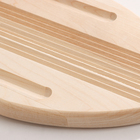 Доска разделочная для рыбы с зажимом, 55х15,2х1,6см, нержавеющая сталь, дерево - фото 24717212