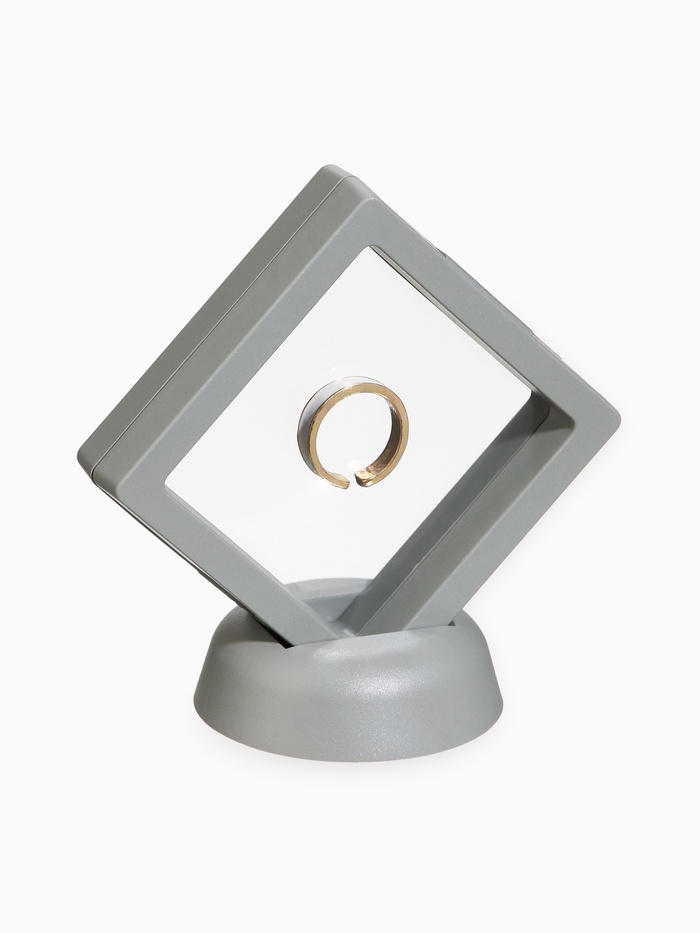 Подставка для украшений QF «Ромб», 7×2.5×7 см, серая - Фото 1