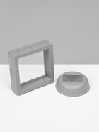 Подставка для украшений QF «Ромб», 7×2.5×7 см, серая 10534165