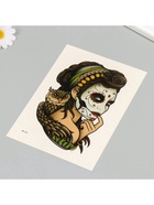 Переводная тату на тело цветная «Мексиканская загадка», 26.1×14.6 см - Фото 5