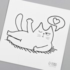 Переводная тату на тело чёрная «Деловой кот», 6×6 см 10537339 - фото 12720354 Переводная тату на тело чёрная «Деловой кот», 6×6 см 10537339 - фото 12720354