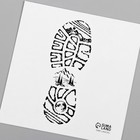 Переводная тату на тело чёрная «След от ботинка», 6×6 см 10537347 - фото 12720390 Переводная тату на тело чёрная «След от ботинка», 6×6 см 10537347 - фото 12720390