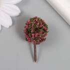 Искусственное растение для творчества пластик "Сакура" розовая 2,3х3,6 см - фото 321814515