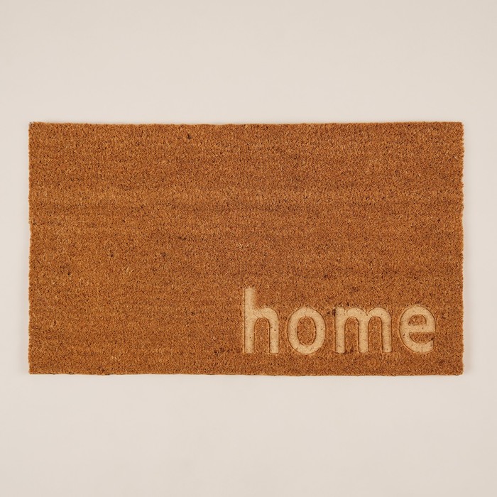 Коврик придверный SL Home, 45×75 см, кокосовое волокно - Фото 1