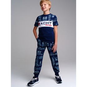 Комплект для мальчика PlayToday: футболка и брюки, рост 164 см
