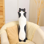 Мягкая игрушка-подушка «Котик», 70 см, цвет чёрный - фото 4643621
