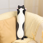 Мягкая игрушка-подушка «Котик», 50 см, цвет чёрный - фото 4643625