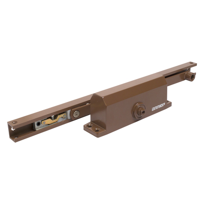 Доводчик дверной АЛЛЮР COMFORT ДД 168/3-4 AH-C, морозостойкий, до 100 кг, коричневый