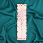 Новогодняя ветка декоративная «Зимнее волшебство. Хрустальная сказка», пластик, 23 см, овал розовый - Фото 4