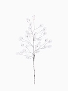 Новогодняя ветка декоративная «Зимнее волшебство. Хрустальная сказка», пластик, 16 см, овал прозрачный (комплект 2 шт) - фото 60841223