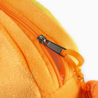 Рюкзак детский плюшевый с пеналом "Зверята в автобусе", 24*24 см, цвет розовый - фото 4604933