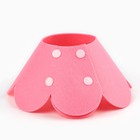 Ветеринарный защитный воротник для кошек и собак, розовый, размер M (обх. шеи 17-22,5 см) - фото 24692359