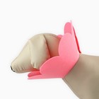 Ветеринарный защитный воротник для кошек и собак, розовый, размер M (обх. шеи 17-22,5 см) - фото 25367532