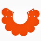 Ветеринарный воротник мягкий для животных, оранжевый, размер L, фетр - фото 321797781