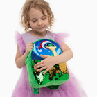 Рюкзак детский новогодний «Змейка» с пайетками, 23×28 см зелёный - Фото 8