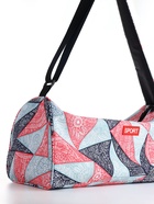 Сумка спортивная на молнии TEXTURA, боковой карман-сетка, регулируемый ремень, средний размер, красная - Фото 6