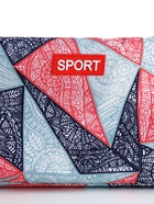 Сумка спортивная на молнии TEXTURA, боковой карман-сетка, регулируемый ремень, средний размер, красная - Фото 8