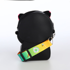 Сумка детская для девочки на молнии «Выбражулька», pop it, цвет чёрный - Фото 2