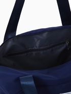 Сумка дорожная 20" на 4 съемных колёсах, отдел на молнии, с увеличением, 3 наружных кармана, держатель для чемодана, синяя - Фото 5