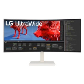 Монитор LG 38" UltraWide 38WR85QC-W белый NANO IPS LED 21:9 HDMI M/M матовая HAS Piv 600cd   1066917