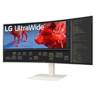 Монитор LG 38" UltraWide 38WR85QC-W белый NANO IPS LED 21:9 HDMI M/M матовая HAS Piv 600cd   1066917 - Фото 3