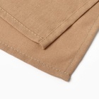 Фартук кухонный «Этель» ECO, 60×70 см, 70% хлопок, 30% лён, 190 г/м², бежевый - Фото 10