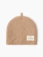 Грелка на чайник Этель ECO, бежевая, 28×28 см, 70% хлопок, 30% лён, 190 г/м² - Фото 3