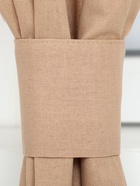 Шторы для кухни Этель ECO, бежевые, 136×180 см - 2 шт., подхваты - 2 шт., 190 г/м² - Фото 4