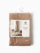 Шторы для кухни Этель ECO, бежевые, 136×180 см - 2 шт., подхваты - 2 шт., 190 г/м² - Фото 9