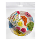 Набор бумажной посуды одноразовый «Смайл»: 10 стаканов, 10 тарелок - фото 25331868