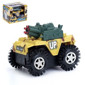 {{photo.Alt || photo.Description || 'Машина-перевертыш «Танк», работает от батареек, цвета МИКС, уценка'}}