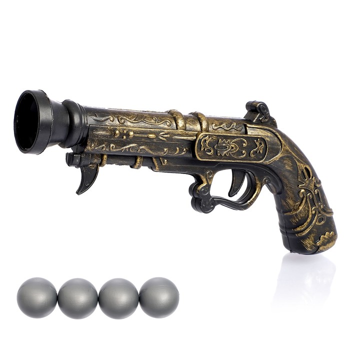 УЦЕНКА Пистолет «Пиратский мушкет», стреляет шарами - Фото 1