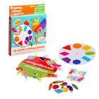 Развивающая игра с прищепками «Формы, овощи и фрукты», по методике Монтессори, уценка - Фото 1