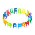 Настольная игра Лас Играс KIDS «На 4 ногах», 18 стульев, 8 цветов, 2-4 игрока, 5+, уценка - Фото 2