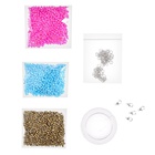 УЦЕНКА Набор для бисероплетения «Украшение из бисера», сердечки - Фото 3