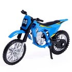 Уценка (скол на руле) Мотоцикл «Эндуро», металлический, со сменными колёсами, 1:18, МИКС - Фото 2