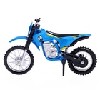 Уценка (скол на руле) Мотоцикл «Эндуро», металлический, со сменными колёсами, 1:18, МИКС - Фото 3