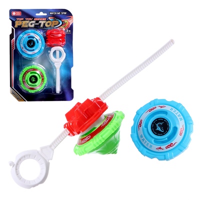 УЦЕНКА Набор волчков «Быстрая атака», с устройством запуска, МИКС