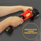 Аккумуляторная УШМ ТУНДРА, 20 В, 1.3 Ач, Li-Ion, 8500 об/мин, 125×22.2 мм - Фото 6