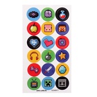 Игрушка - сюрприз Funny box «Квадратные человечки»: детский брелок, наклейки, карточка - Фото 5