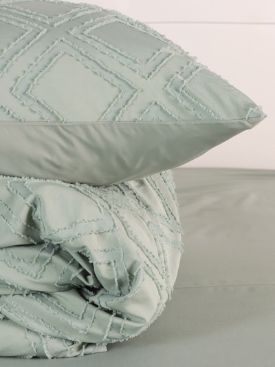 Постельное бельё евро LoveLife Tufting Ромб, микрофайбер