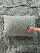 КПБ LoveLife Tufting евро "Квадрат" 200*217см,230*240см,50*70см-2шт, цв.зеленый, 110 г/м2 - фото 14740983