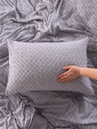 Постельное бельё LoveLife Tufting дуэт "Квадрат" 143*215см-2шт,230*240см,50*70см-2шт, цвет серо-сиреневый 10323097 - фото 13707921