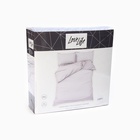 Постельное бельё LoveLife Tufting дуэт "Квадрат" 143*215см-2шт,230*240см,50*70см-2шт, цвет серо-сиреневый 10323097 - фото 13707924