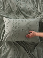 Постельное бельё LoveLife Tufting дуэт "Орнамент" 143*215см-2шт,230*240см,50*70см-2шт, цвет зеленый,110 г/м 10323102 - фото 13707930