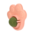 Игрушка для кошек с кошачьей мятой «Лапа», 8.5 см, розовая - Фото 5