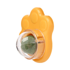 Игрушка для кошек с кошачьей мятой «Лапа», 8.5 см, желтая - Фото 2