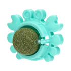 Игрушка для кошек с кошачьей мятой «Краб», 6.8 см, бирюзовая - Фото 5